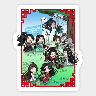 MXTX Danmei Picnic Sticker